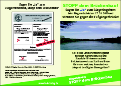 Unser Flugblatt